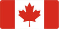 Canada Flag 100% waterproof vinyl sticker decal - many sizes available