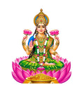 Hindu Goddess Lakshmi / Laxmi 100% waterproof vinyl sticker decal - many sizes