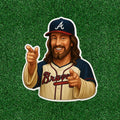 Jesus is an Atlanta fan 100% waterproof vinyl sticker decal - several sizes
