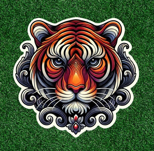 Beautiful Bengal tiger 100% waterproof vinyl sticker decal- many sizes available