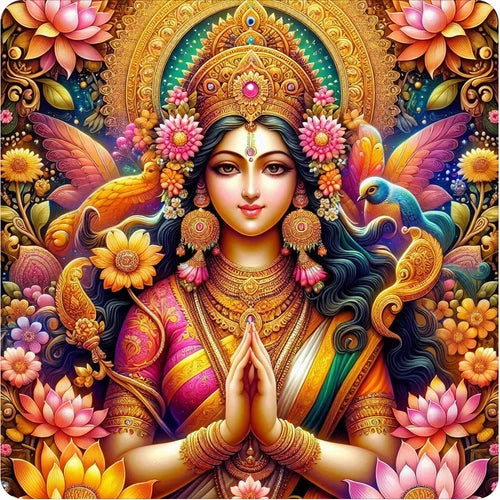 Hindu Goddess Saraswati 100% waterproof vinyl sticker decal - many sizes