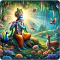Hindu God Lord Krishna 100% waterproof vinyl sticker decal - many sizes