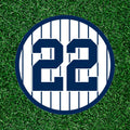 Yankees Ben Rice #22 100% waterproof vinyl sticker decal - several sizes
