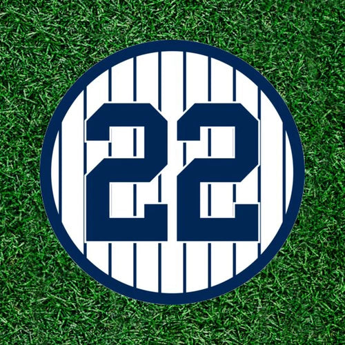 Yankees Ben Rice #22 100% waterproof vinyl sticker decal - several sizes