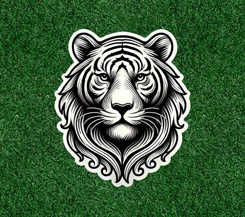 Beautiful Bengal white tiger 100% waterproof vinyl sticker decal - many sizes