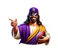 Jesus is a Vikings fan 100% waterproof vinyl sticker decal - several sizes