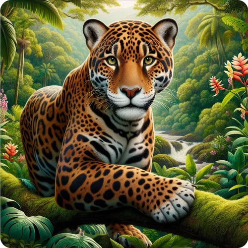 Beautiful Jaguar 100% waterproof vinyl sticker decal - many sizes available