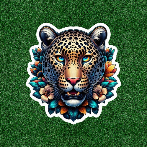 Beautiful Leopard 100% waterproof vinyl sticker decal - many sizes available