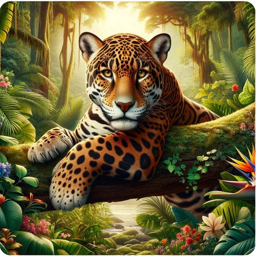 Beautiful Jaguar 100% waterproof vinyl sticker decal - many sizes available