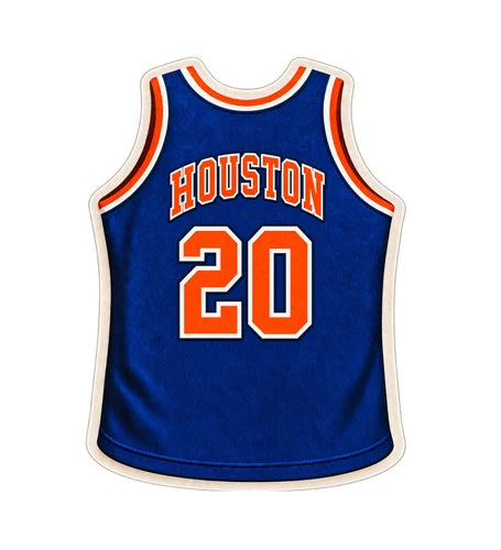 Knicks Allan Houston #20  100% waterproof vinyl sticker decal - several sizes