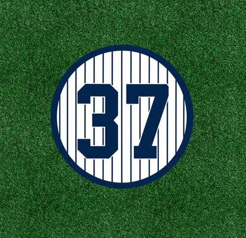 Yankees Casey Stengal #37 100% waterproof vinyl sticker decal - several sizes