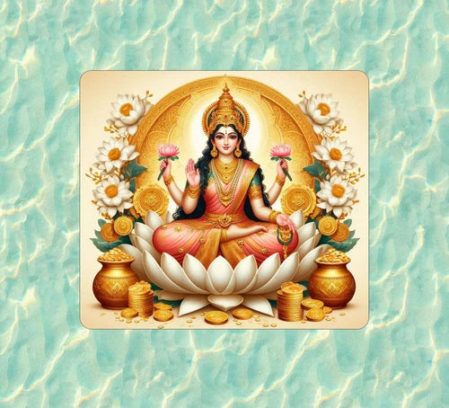 Hindu Goddess Lakshmi / Laxmi 100% waterproof vinyl decal sticker - many sizes