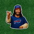 Jesus is a Bills fan 100% waterproof vinyl sticker - several sizes