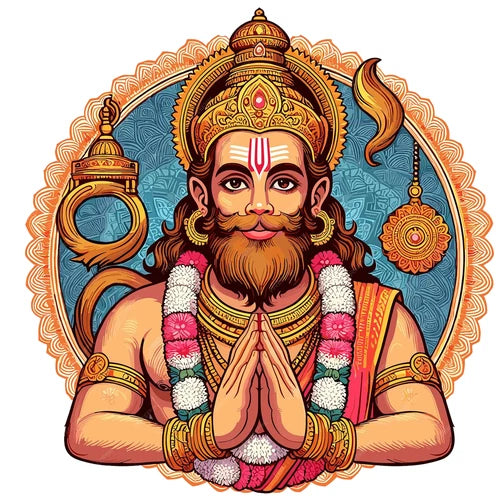 Hindu God Lord Hanuman 100% waterproof vinyl sticker decal- many sizes available