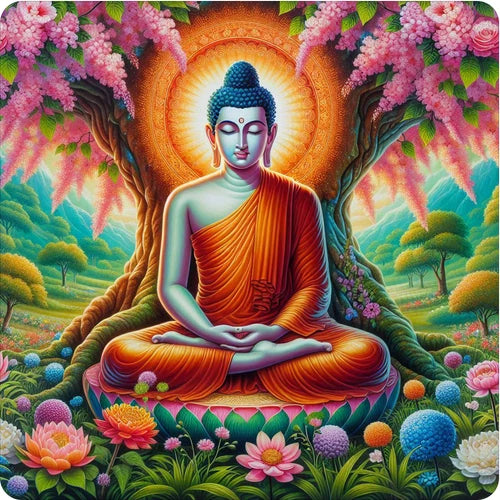 The Buddha Siddhartha Gautama 100% waterproof vinyl decal sticker - many sizes