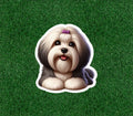 Cute Havanese dog 100% waterproof vinyl sticker decal - many sizes available