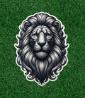 Beautiful Lion head 100% waterproof vinyl sticker decal - many sizes available