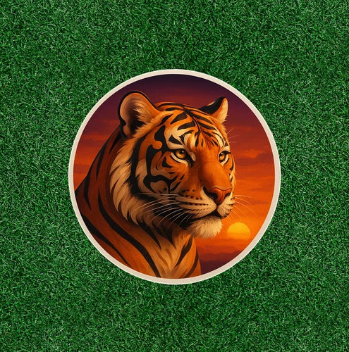 Beautiful Bengal tiger 100% waterproof vinyl sticker decal- many sizes available