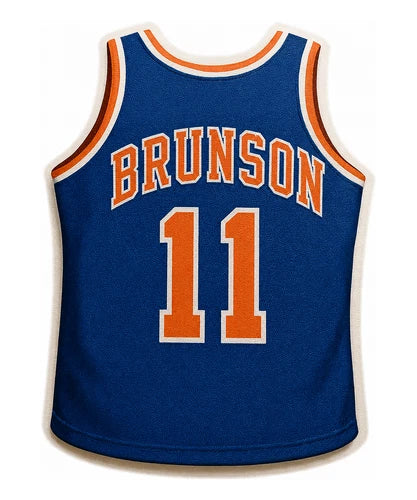 Knicks Brunson #11 100% waterproof vinyl sticker decal - several sizes