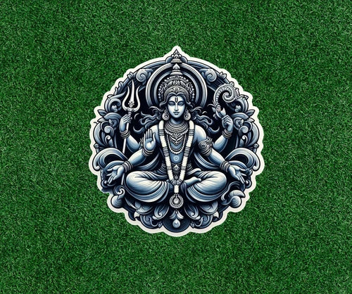 Hindu God Lord Vishnu 100% waterproof vinyl sticker decal - many sizes available