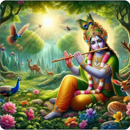 Hindu God Lord Krishna 100% waterproof vinyl sticker decal- many sizes available