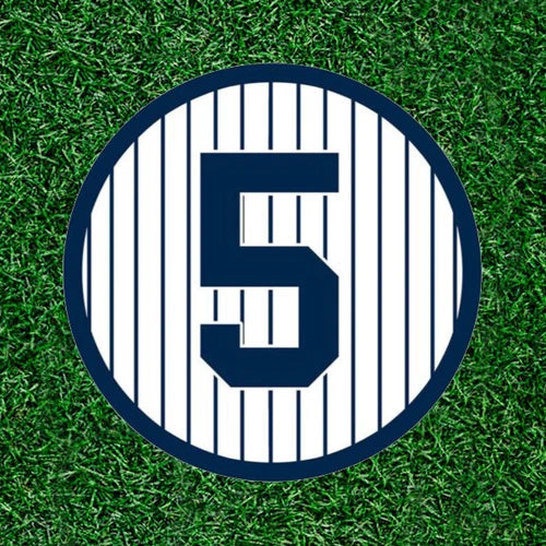 Yankees Joe DiMaggio #5 100% waterproof vinyl sticker decal - several sizes